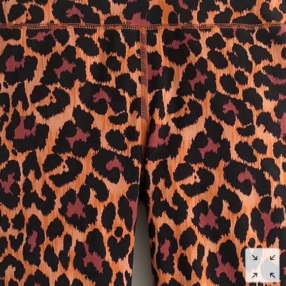 J. Crew 7/8 High-rise Leggings In Leopard - Picture 7 of 8